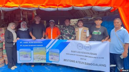 Bantuan Korban Banjir Bandang Nagan Raya